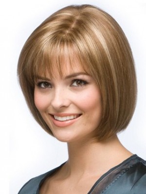 Auburn Lace Front Remy Human Hair Wig-WWA108