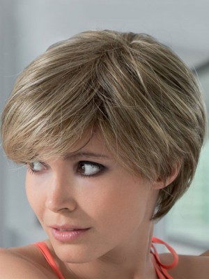 Brown Lace Front Remy Human Hair Wig-WWA314