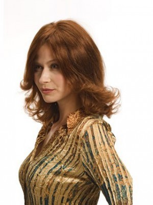 Red Full Lace Remy Human Hair Wig-WWA451