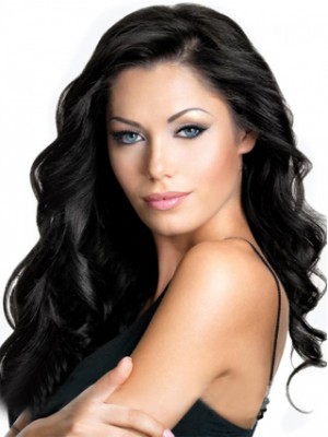 2014 New Arrivals Wavy Human Hair Wig