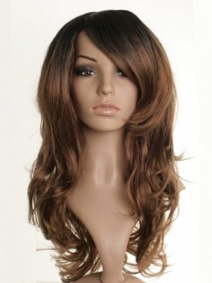 24" Fearne Cotton Wavy Synthetic Dip-Dye Wig