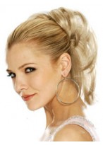 Spring Claw Clip - Drawstring Clip in Hairpiece 