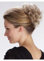 Synthetic Curly Pin Up Hairpiec 
