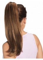 16" Straight With Claw Clip Human Hair Ponytail 