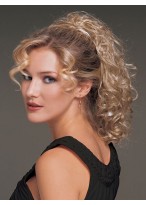 Long Curly Synthetic Claw Clip Ponytail 