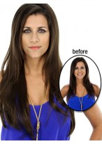 25" Layered Straight Hairpiece 
