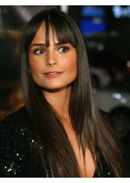 Long Straight Human Hair Celebrity Wigs 
