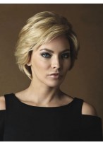 Amazing Short Layered Remy Hair Wigs 