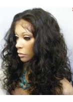 Soft Long Curly Full Lace Human Hair Wig 