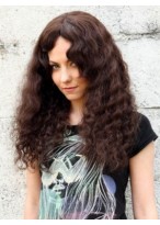 Brown Capless Remy Human Hair Wig-WWA351 