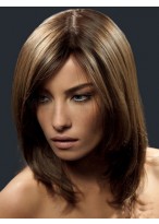 Brown Lace Front Remy Human Hair Wig-WWA401 