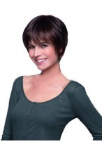 Brown Lace Front Remy Human Hair Wig-WWA427 