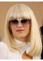 Blonde Capless Remy Human Hair Wig-WWA442 