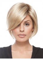 Bob Cut Style Human Hair Capless Wig 