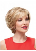 Blonde Lace Front Remy Human Hair Wig-WWA657 