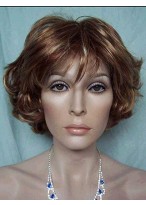 Sweety Short Wavy Synthetic Lace Front Wig for Woman 