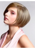 Chin Length Straight Synthetic Wig 