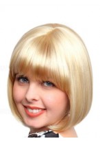 Fashion Short Straight Synthetic Wig 