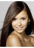 16" Straight Remy Human Hair Lace Front Wig 