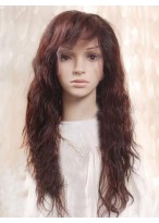 22" Remy Human Hair Wavy Full Lace Wig 