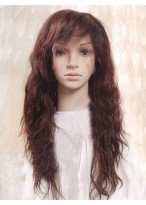 22" Remy Human Hair Wavy Full Lace Wig 