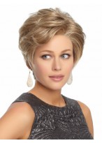 Classic Short Cut Lace Front Synthetic Wavy Wig 