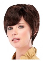 Hassle Free Short Wispy Capless Wig 