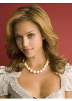 2012 New Jessica Alba's Hairstyle Wig 
