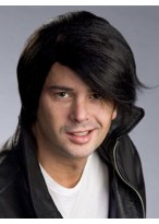 Short Straight Synthetic Capless Costume Wig 
