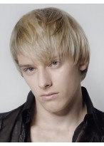 Perfect Short 100% Indian Remy Hair Mens Wigs 