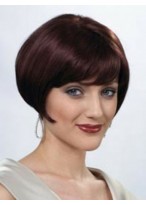 Classic Bob-Cut Synthetic Capless Wig 