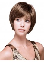 Synthetic Straight Short Bob Wig 