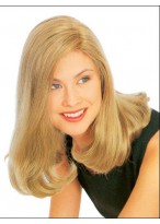 Elegant Synthetic Straight Mid-length Wig 