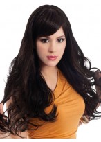 Extra Long Straight Synthetic Lace Front Wig 