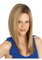 Sleek Straight Synthetic Long Lace Front Wig 
