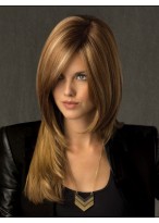 Newest Long Layering Straight Lace Wig 