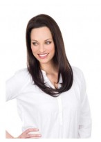 Glamourous Long Straight Remy Human Hair Wig 