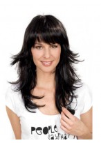Simple Long Straight Synthetic Wig 