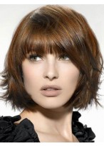 Brown Capless Synthetic Wig-WWA282
