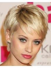 Fabulous Short Blonde Capless Wig