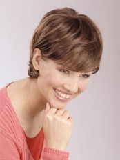 Auburn Lace Front Remy Human Hair Wig-WWA378