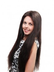 Brown Full Lace Remy Human Hair Wig-WWA462