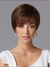 Auburn Capless Remy Human Hair Wig-WWA467