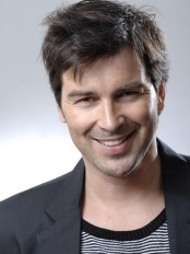 Dynamic Feeling from Short Black Top Quality High Heated Fiber Mens Wigs
