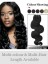 20" Human Hair Wavy Full Head Extensions