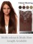 7 pcs From 14" Straight Clip In Full Head Set