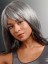 Lace Front Synthetic Foxy Silver Wig