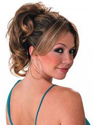 10" Wavy With Two Comb Clip Attachment Synthetic Ponytail