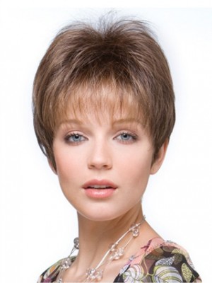 Short Slightly Top Piece Wig