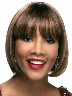8" Bob Straight Capless Synthetic Wig
